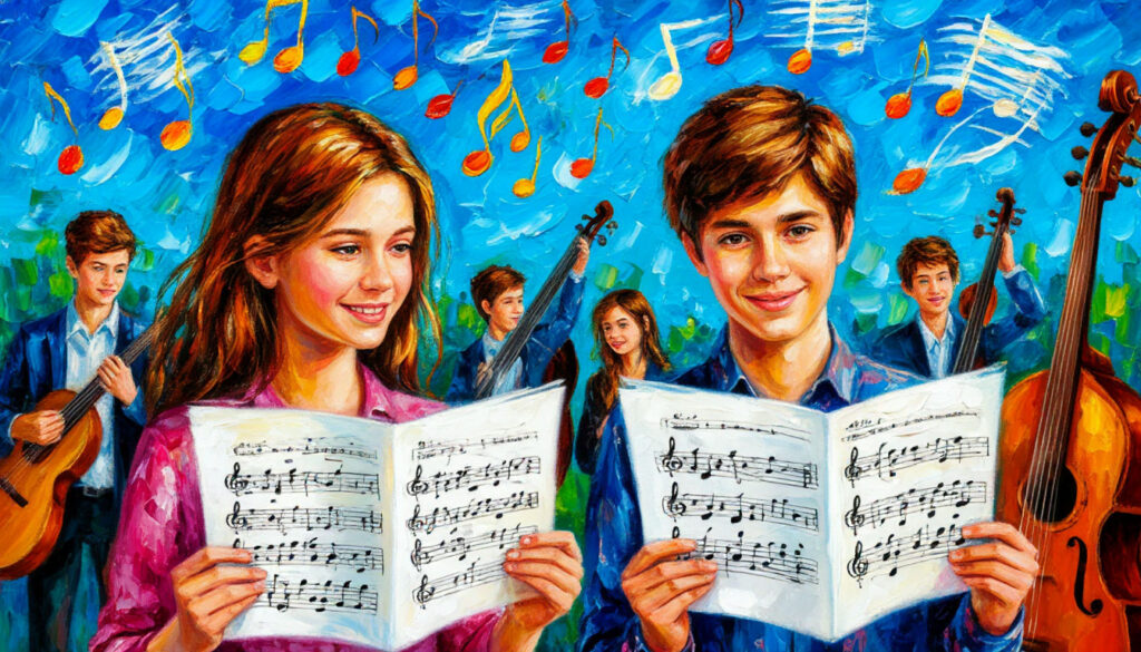 Сочинение музыки учащимися 9 Сочинение музыки учащимися