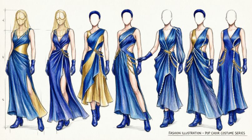 Концертные костюмы для женского хора эстрадной направленности: полное руководство по созданию сценического образа 20 Концертные костюмы для женского хора эстрадной направленности: полное руководство по созданию сценического образа